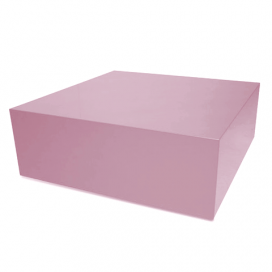 1706 - Salontafel Presso | Roze Hoogglans - MDF - 800 x 800 x 450 mm (1)