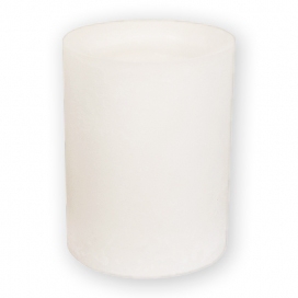 9106 - Kaarshouder Lampyon voor windlicht wit - ⌀12 x 15 cm (1)