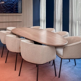 5201 Vergadertafel LuDiek - Eiken fineer