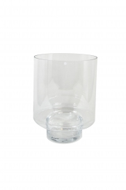 9101 - Windlicht blankglas helder voor metalen sokkel/zuil/pilaar - Glas - ⌀275 x 350 mm (1)