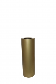 4015 - OP=OP  Sokkel Metaal Rond Goud  excl. windlichten - ⌀27.5 x 100 cm (8)