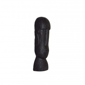 6007 - Zwart houten hoofd - Zwart houten hoofd (1)
