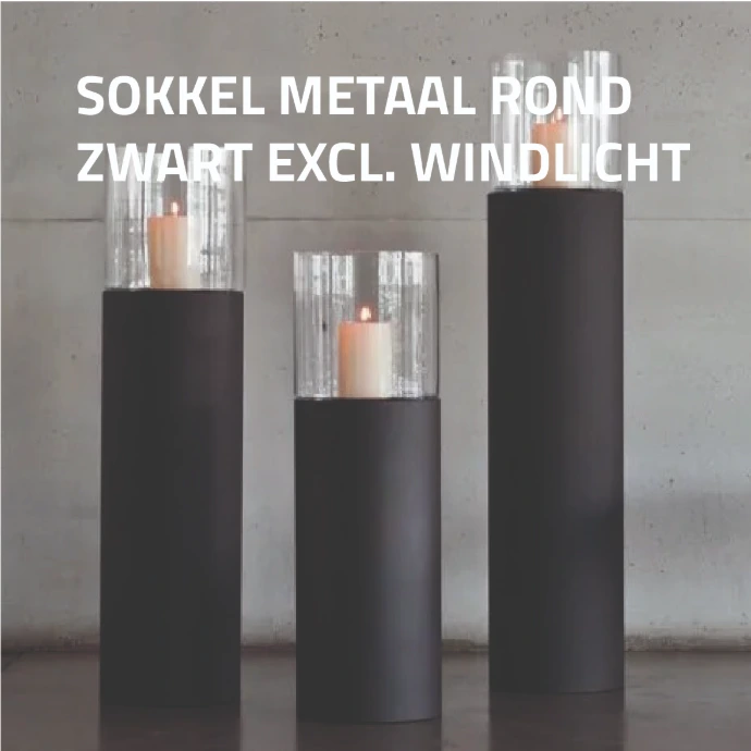 Sokkels geschikt voor windlicht