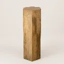 Hexagon zuil - gebakken eiken.webp