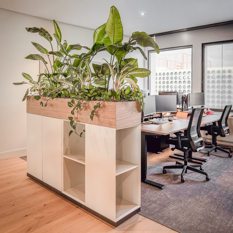 [1900] Grote Plantenkasten (1800x1200x400mm, Zijdeglans 2K, RAL - 9010 - Zuiver wit)