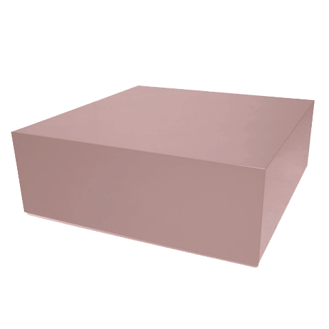 [1720] Salontafel Presso | Roze (1000 x 1000 x 450 mm, Zijdeglans 2K)