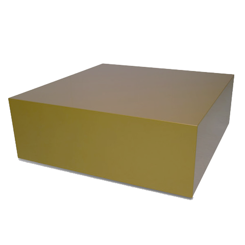 [1718] Salontafel Presso | Goud (1000 x 1000 x 450 mm, Zijdeglans)