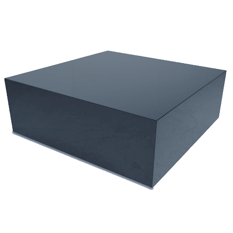 [1716] Salontafel Presso | Donkerblauw (1000 x 1000 x 450 mm, Zijdeglans 2K)