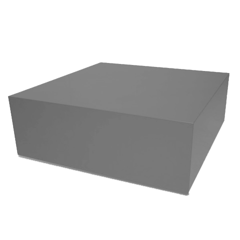 [1710] Salontafel Presso | Grijs (1000 x 1000 x 450 mm, Zijdeglans)