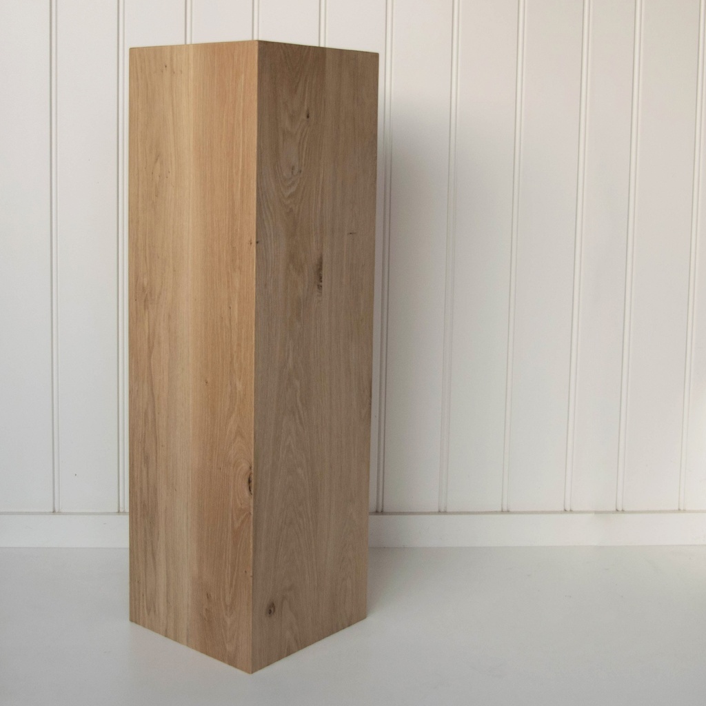 [2500] MDF Eiken Fineer Zuil (300 x 300 x 1000 mm, Night glow)