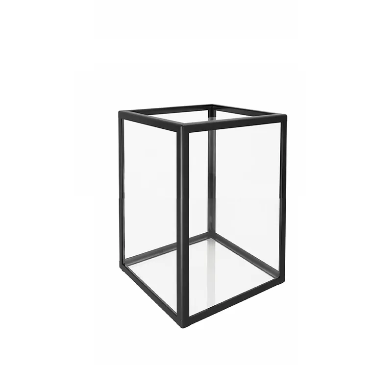 [9104] Windlicht Kubus Helder klein (30 x 30 x 50 cm)
