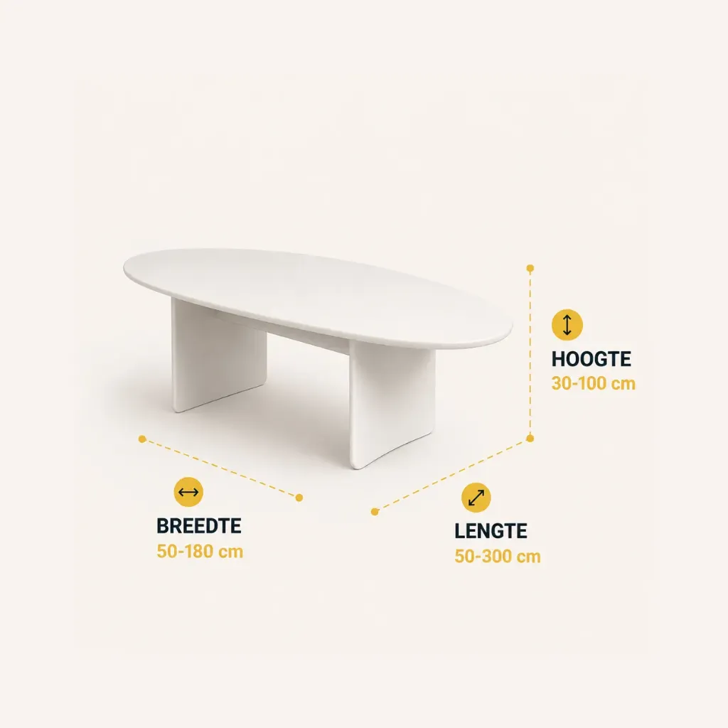 Tafel op maat