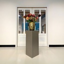 Metaal Gelakte Zuil Vierkant Aluminium