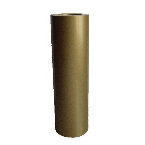 [4015] OP=OP  Sokkel Metaal Rond Goud  excl. windlichten (ø27.5 x 15 cm)