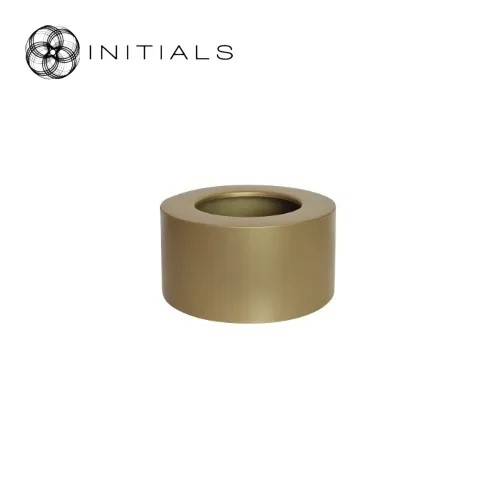 [4012] Sokkel tafelmodel Metaal Goud | excl. Windlicht (ø27.5 x 15 cm)